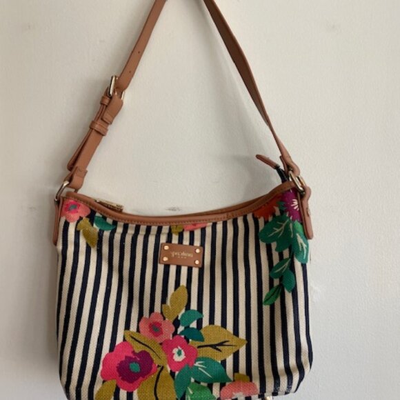 SPARTINA 449 Shelter Cove Linen Leather Shoulder Tote Bag - Picture 5 of 16